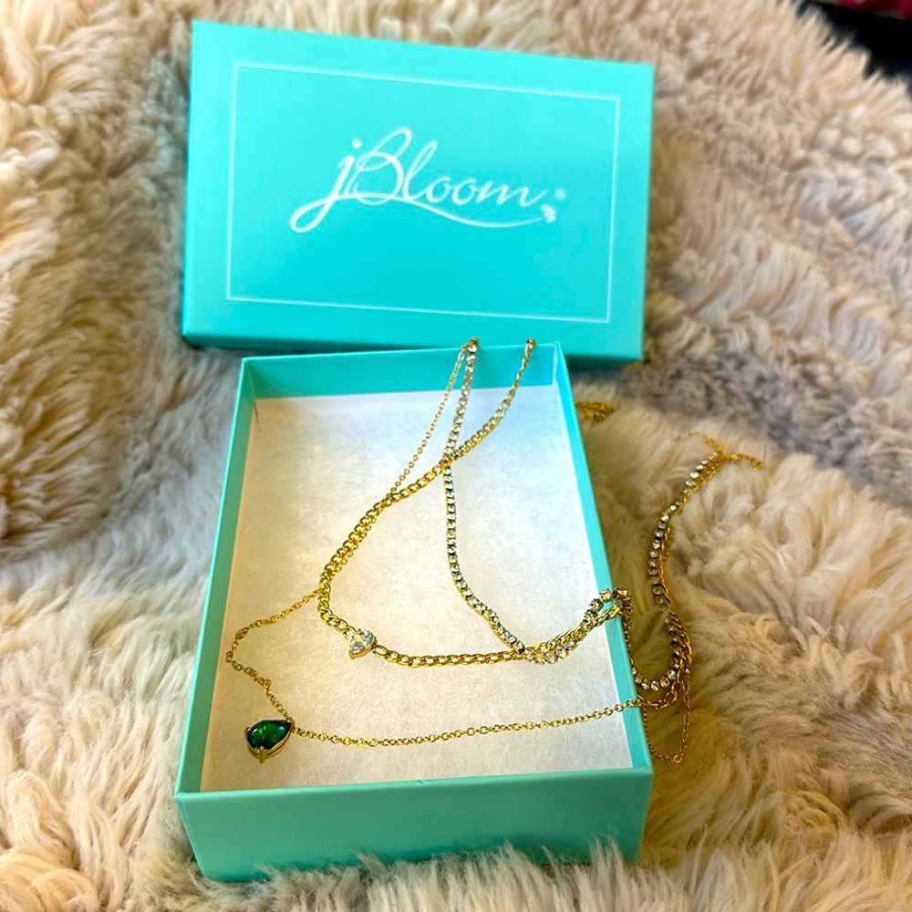jBloom Gold Layered Necklace